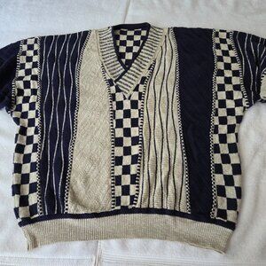 Rare Carlo Colucci Mens Knit Sweater Size XL (52)